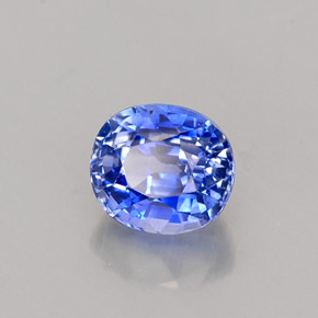 1,02 ctw natürlicher blauer Saphir, Oval Schliff, VVS-VS