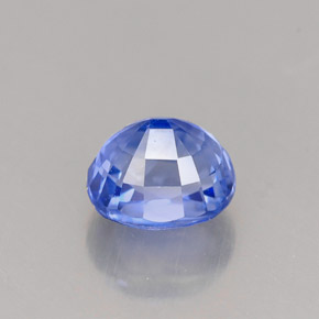 1,02 ctw natürlicher blauer Saphir, Oval Schliff, VVS-VS