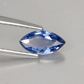 0,52 ctw natürlicher blauer Saphir, Marquise, VVS-VS