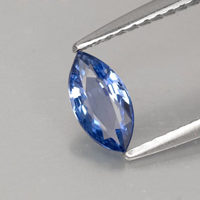 0,52 ctw natürlicher blauer Saphir, Marquise, VVS-VS