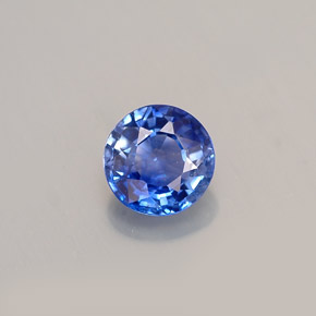 0,93 ctw natürlicher blauer Saphir, Rundschliff, VS
