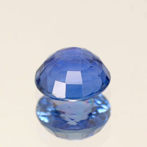 0,99 ctw natürlicher blauer Saphir, Rundschliff, VS
