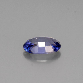 0,52 ctw natürlicher violetter Saphir, Oval Schliff, VVS