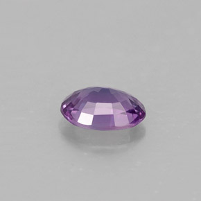 0,57 ctw natürlicher violetter Saphir, Oval Schliff, VVS