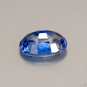 0,95 ctw natürlicher blauer Saphir, Oval Schliff, VS