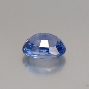 1,00 ctw natürlicher blauer Saphir, Oval Schliff, VS