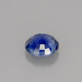 0,60 ctw natürlicher blauer Saphir, Rundschliff, VS