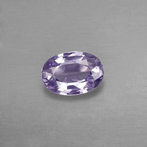 0,57 ctw natürlicher violetter Saphir, Oval Schliff, VVS-VS