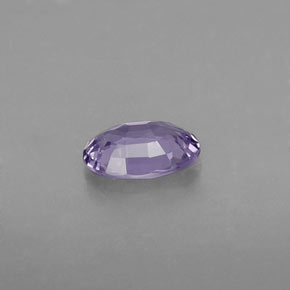 0,57 ctw natürlicher violetter Saphir, Oval Schliff, VVS-VS