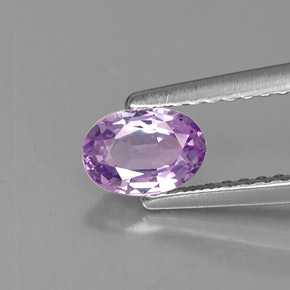 0,61 ctw natürlicher violetter Saphir, Oval Schliff, VVS-VS