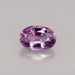 0,63 ctw natürlicher violetter Saphir, Oval Schliff, VVS-VS