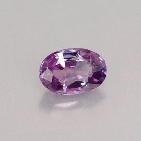 0,63 ctw natürlicher violetter Saphir, Oval Schliff, VVS-VS