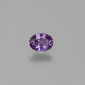 0,42 ctw natürlicher violetter Saphir, Oval Schliff, VVS-VS