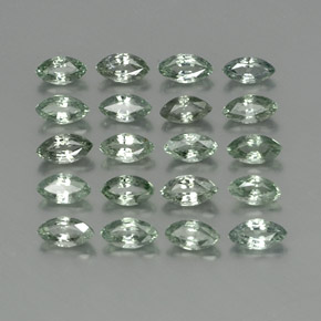 4,39 ct natürliche grüner Saphir-Edelsteine, Marquise, VS