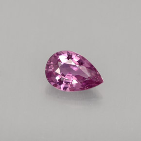 0,52 ctw natürlicher violetter Saphir, Birnenform, VVS