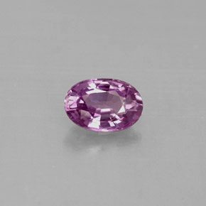 0,63 ctw natürlicher violetter Saphir, Oval Schliff, VVS-VS