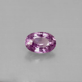 0,63 ctw natürlicher violetter Saphir, Oval Schliff, VVS-VS