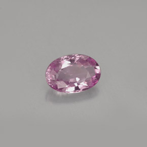 0,63 ctw natürlicher violetter Saphir, Oval Schliff, VVS