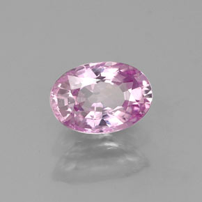 0,66 ctw natürlicher violetter Saphir, Oval Schliff, VVS