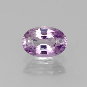 0,61 ctw natürlicher violetter Saphir, Oval Schliff, VVS-VS