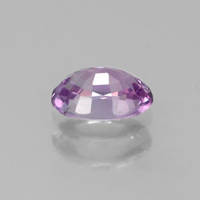 0,61 ctw natürlicher violetter Saphir, Oval Schliff, VVS-VS