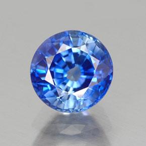 1,22 ctw natürlicher blauer Saphir, Rundschliff, VVS-VS
