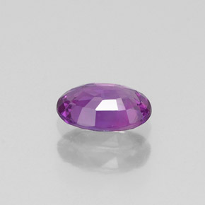 0,56 ctw natürlicher violetter Saphir, Oval Schliff, VVS