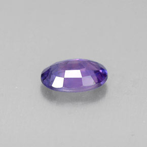 0,48 ctw natürlicher violetter Saphir, Oval Schliff, VS