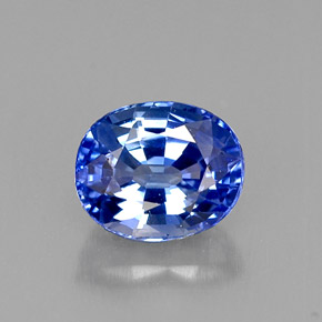1,16 ctw natürlicher blauer Saphir, Oval Schliff, VVS