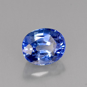 1,16 ctw natürlicher blauer Saphir, Oval Schliff, VVS