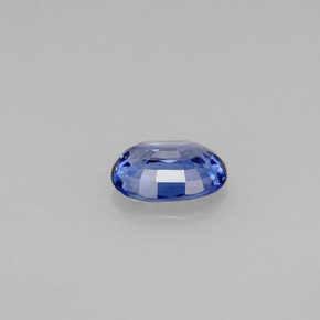 1,00 ctw natürlicher blauer Saphir, Oval Schliff, VVS