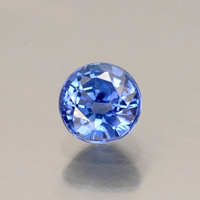 0,54 ctw natürlicher blauer Saphir, Rundschliff, VS