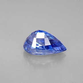 3,60 ctw natürlicher blauer Saphir, Birnenform, VVS-VS