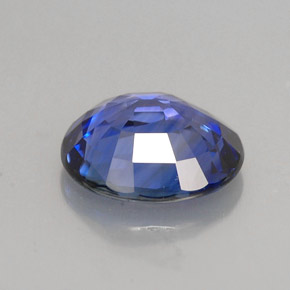 2,79 ctw natürlicher blauer Saphir, Oval Schliff, IF