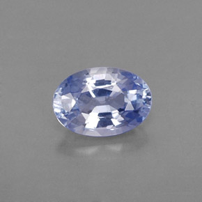 0,59 ctw natürlicher blauer Saphir, Oval Schliff, VS