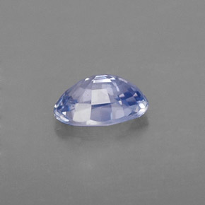 0,59 ctw natürlicher blauer Saphir, Oval Schliff, VS