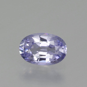 0,58 ctw natürlicher blauer Saphir, Oval Schliff, VVS-VS