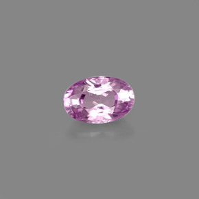 0,61 ctw natürlicher violetter Saphir, Oval Schliff, VVS-VS