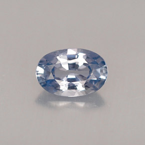 0,56 ctw natürlicher blauer Saphir, Oval Schliff, VVS-VS