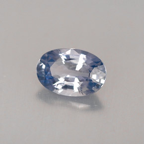0,56 ctw natürlicher blauer Saphir, Oval Schliff, VVS-VS