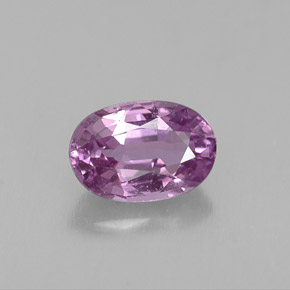 0,63 ctw natürlicher violetter Saphir, Oval Schliff, VS