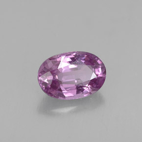 0,63 ctw natürlicher violetter Saphir, Oval Schliff, VS