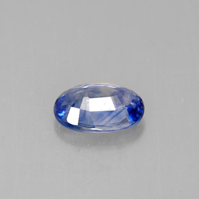 0,82 ctw natürlicher blauer Saphir, Oval Schliff, VVS-VS