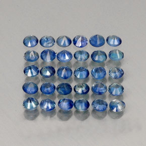  ct natürliche blauer Saphir-Edelsteine, Rundschliff, VS