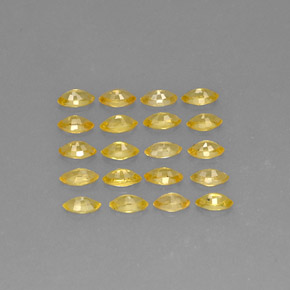  ct natürliche gelber Saphir-Edelsteine, Marquise, VVS-VS