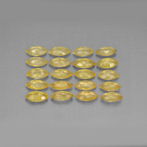 1,92 ct natürliche gelber Saphir-Edelsteine, Marquise, VVS-VS