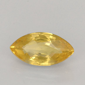 1,01 ctw natürlicher gelber Saphir, Marquise, VS
