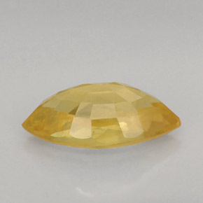 1,01 ctw natürlicher gelber Saphir, Marquise, VS
