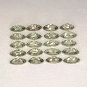  ct natürliche grüner Saphir-Edelsteine, Marquise, VVS-VS