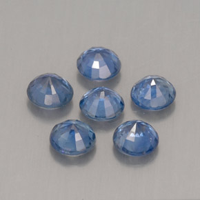  ct natürliche blauer Saphir-Edelsteine, Rundschliff, VS